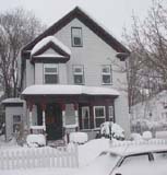 snow-covered exterior
